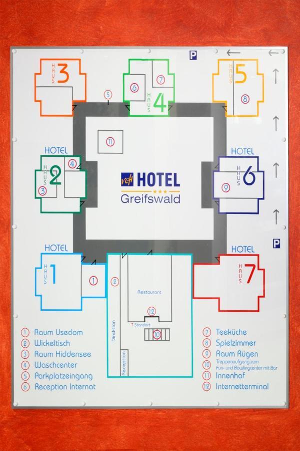 Vch Hotel גרייפסוואלד מראה חיצוני תמונה